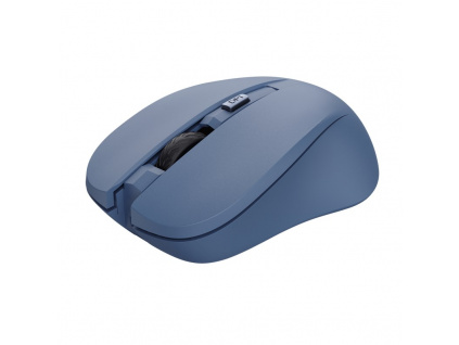TRUST myš Mydo tichá bezdrátová myš, optická, USB, modrá, 25041