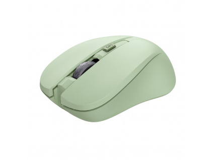TRUST myš Mydo tichá bezdrátová myš, optická, USB, zelená, 25042