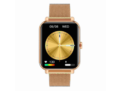 Garett Smartwatch GRC CLASSIC Gold steel, CLASSIC_GLD_STL