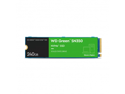 WD GREEN SSD NVMe 250GB PCIe SN350, Gen3 8GB/s, (R:2400/W:900 MB/s), WDS250G2G0C