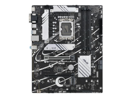 ASUS MB Sc LGA1700 PRIME B760-PLUS D4, Intel B760, 4xDDR4, 1xDP, 1xHDMI, 1xVGA, 90MB1CW0-M1EAY0