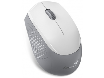 GENIUS myš NX-8000S BT/ duální Bluetooth + 2,4GHz/ 1200 dpi/ bezdrátová/ tichá/ bílošedá, 31030034400