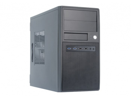 CHIEFTEC skříň Mesh Series/mATX, CT-04B-OP, Black, USB 3.0, bez zdroje, CT-04B-OP