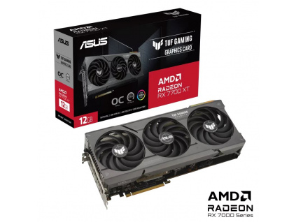 ASUS VGA AMD Radeon TUF Gaming RX 7700 XT OC Edition 12GB GDDR6, RX 7700 XT, 20GB GDDR6, 3xDP, 1xHDMI, 90YV0JK0-M0NA00