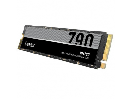 LEXAR NM790 SSD NVMe M.2 2TB PCIe (čtení max. 7400MB/s, zápis max. 6500MB/s), LNM790X002T-RNNNG