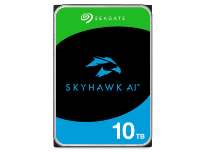 Seagate HDD SkyHawk AI 3.5" 10TB - 7200rpm/SATA-III/256MB + RV senzor, ST10000VE001