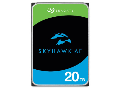Seagate HDD SkyHawk AI 3.5'' 20TB - 7200rpm/SATA-III/256MB + RV senzor, ST20000VE002