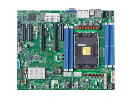SUPERMICRO MB LGA4677, C741, 8x DDR5 ECC, 4x NVMe, 10xSATA3, 2x M.2, 5x PCIe5.0, 2x 10Gb LAN,IPMI, MBD-X13SEI-TF-B