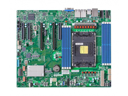 SUPERMICRO MB LGA4677, C741, 8x DDR5 ECC, 4x NVMe, 10xSATA3, 2x M.2, 5x PCIe5.0, 2x 1Gb LAN,IPMI, MBD-X13SEI-F-B
