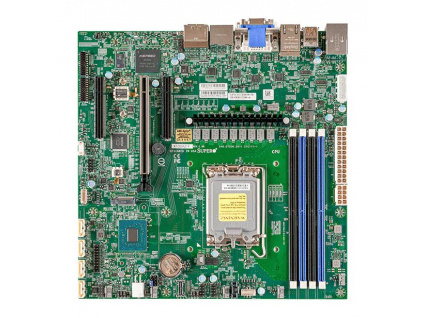 SUPERMICRO MB LGA1700 (core 12g), R680E,4xDDR5,4xSATA3,M.2, PCIe5.0 x16, 2x PCIe4.0 x4, HDMI,2xDP,DVI,Audio,2x 2.5GLAN, MBD-X13SAZ-F-O