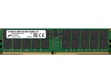 Micron DDR5 RDIMM 64GB 2Rx4 4800 CL40 (16Gbit) (Single Pack), MTC40F2046S1RC48BR