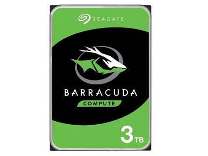Seagate HDD BarraCuda 3.5" 3TB - 5400rpm/SATA-III/256MB, ST3000DM007