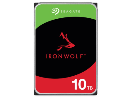 Seagate HDD IronWolf NAS 3.5" 10TB - 7200rpm/SATA-III/256MB, ST10000VN000