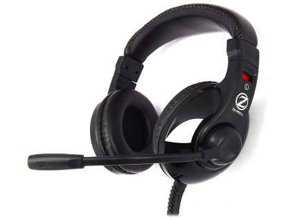 Zalman headset ZM-HPS200 / herní / náhlavní / drátový / 40mm měniče / 2x 3,5mm jack, ZM-HPS200