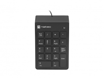 Numerická klávesnice Natec GOBY 2, USB, černá, NKL-2022
