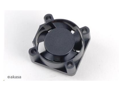 AKASA ventilátor AK-189BK-2B, 25x25x10mm, 2 pins, 2x kuličkové ložisko, AK-189BK-2B