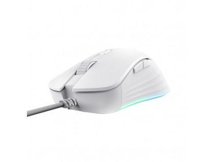 TRUST herní myš GXT 924W YBAR+ Gaming Mouse, optická, USB, bílá, 24891