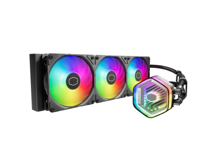 Cooler Master vodní chladič MasterLiquid 360 Atmos ARGB, 3x120mm, černá, MLX-D36M-A25PZ-R1