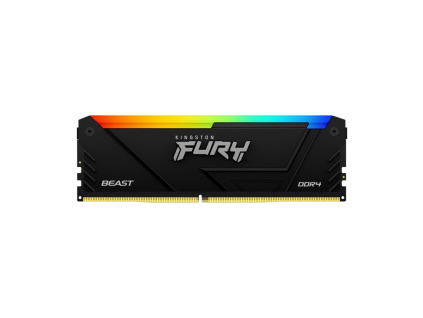 KINGSTON DIMM DDR4 8GB 3200MT/s CL16 FURY Beast RGB, XMP, KF432C16BB2A/8