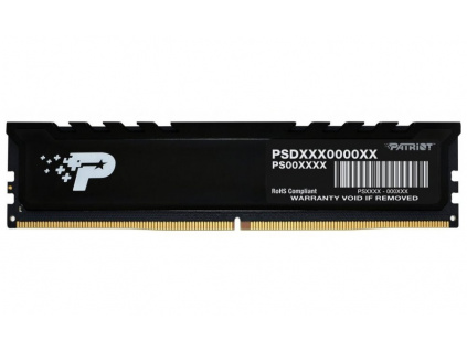 PATRIOT Signature Premium 16GB DDR5 5600MT/s / DIMM / CL46 / 1,1V, PSP516G560081H1