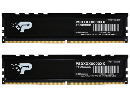 PATRIOT Signature Premium 32GB DDR5 5600MT/s / DIMM / CL46 / 1,1V / Kit 2x 16GB, PSP532G5600KH1