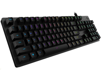 Logitech G512 CARBON LIGHTSYNC RGB Mechanical Gaming Keyboard with GX Brown switches-CARBON-US INT'L-USB, 920-009352