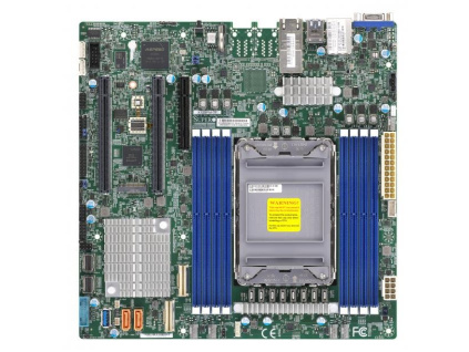 SUPERMICRO MB 1xLGA4189, iC621A, 8x DDR4 ECC, 4xNVMe, 10xSATA3, M.2, 3x PCIe4.0, 2x 10Gb LAN,IPMI, MBD-X12SPM-TF-O