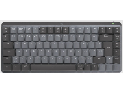 Logitech MX Mechanical Mini for Mac Minimalist Wireless Illuminated Keyboard - SPACE GREY - US INT'L - EMEA, 920-010837