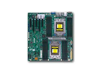 SUPERMICRO MB 2xSP3 (Epyc 7000series SoC),16x DDR4,10xSATA3, 2x NVMe, 1xM.2, PCIe 3.0 (2 x16, 3 x8), IPMI, 2x LAN, MBD-H11DSi-NT-O