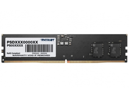 PATRIOT Signature 8GB DDR5 5200MT/s / DIMM / CL42 / 1,1V, PSD58G520041