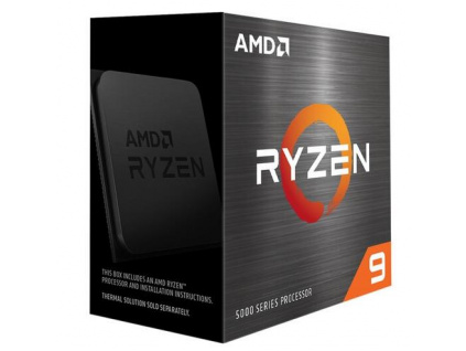 AMD cpu Ryzen 9 5900X AM4 Box (bez chladiče, 3.7GHz / 4.8GHz, 64MB cache, 105W, 12x jádro, 24x vlákno), Zen3 Vermeer 7nm CPU, 100-100000061WOF