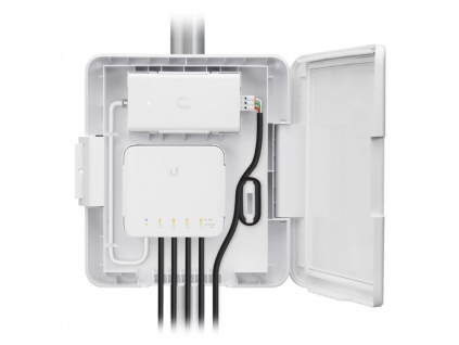 Ubiquiti USW Flex Utility - venkovní box pro UniFi Switch Flex, PoE adaptér v balení, USW-Flex-Utility