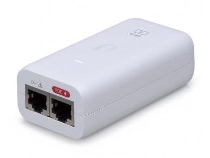 Ubiquiti UniFi PoE Adapter - Gigabit PoE injektor, 48V, 15W, včetně napájecího kabelu, U-POE-af