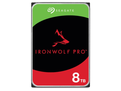 Seagate HDD IronWolf Pro NAS 3.5'' 8TB - 7200rpm/SATA-III/256MB, ST8000NT001