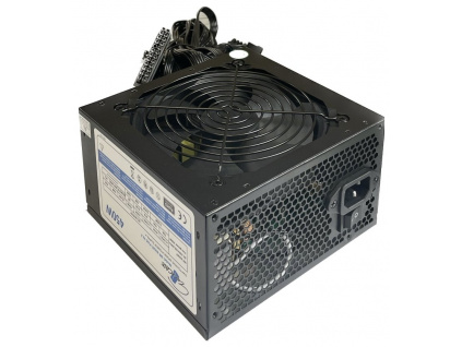EUROCASE zdroj 450W/ ATX2.3 / 12cm fan/ PFC ATX 20/24pin/ 4x SATA / 80+, MP-650AT