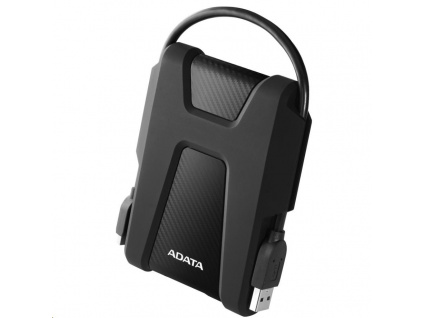 ADATA Externí HDD 2TB 2,5" USB 3.1 AHD680, černý (gumový, nárazu odolný), AHD680-2TU31-CBK