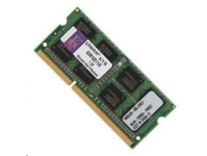 KINGSTON SODIMM DDR3L 2GB 1600MT/s CL11 Non-ECC 1Rx16 1.35V VALUE RAM, KVR16LS11S6/2