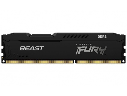 KINGSTON DIMM DDR3 8GB 1866MT/s CL10 FURY Beast Černá, KF318C10BB/8