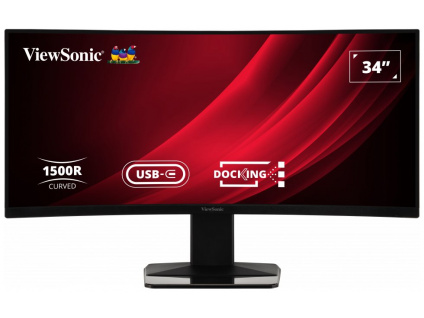 ViewSonic VG3419C / 34" prohnutý/ VA/ 21:9/ 3440x1440/ 3,5ms/ 300cd/m2/ DP/ HDMI/ USB/ RJ45/ Repro, VG3419C