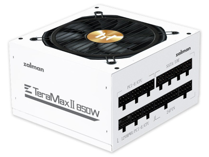Zalman zdroj ZM850-TMX2 WH/ 850W / ATX3.0 / active PFC / modulární / 80 Plus Gold / bílý, ZM850-TMX2 WH