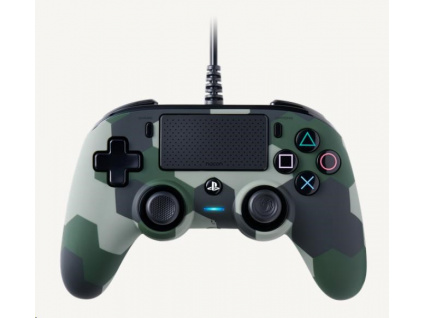 Nacon Wired Compact Controller - ovladač pro PlayStation 4 - camo green, PS4OFCPADCAMGREEN