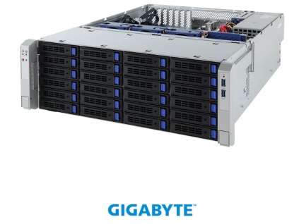 Gigabyte storage server S451-Z30, SP3 (7002), 16x DDR4, 36x 3,5+2x 2,5, M.2, 2x 10GbE SFP+, IPMI, 2x 1200Wp, 6NS451Z30MR-00-A