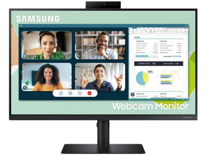 Samsung S40VA 24"/ 1920x1080/ IPS/ 5ms/ 250 cd/m2/ DP/ HDMI/ USB/ D-Sub/ sluchátkový port/ PIVOT/ černý, LS24A400VEUXEN