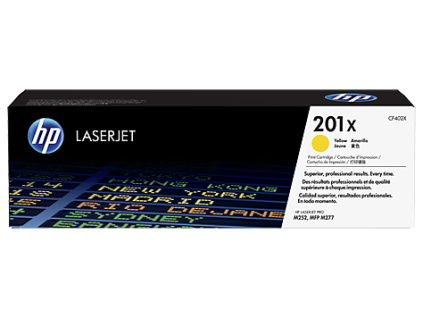 HP Toner č.201X LaserJet žlty, CF402X
