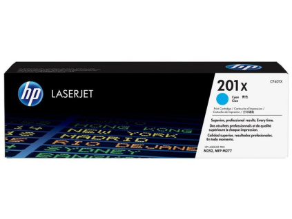 HP Toner 201X LaserJet Cyan, CF401X