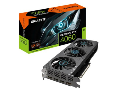 GIGABYTE GeForce RTX 4060 EAGLE OC 8G GV-N4060EAGLE OC-8GD, 8GB GDDR6, 2xDP, 2xHDMI, GV-N4060EAGLE OC-8GD