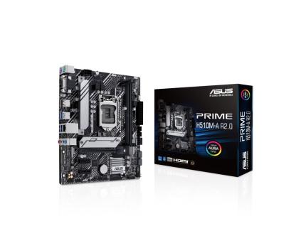 ASUS MB Sc LGA1200 PRIME H510M-A R2.0, Intel H470, 2xDDR4, 1xDP, 1xHDMI, 1xVGA, mATX, 90MB1FP0-M0EAY0