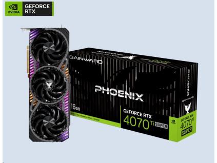 Gainward RTX4070Ti Super Phoenix 16GB GDDR6X 256bit 3-DP HDMI, NED47TS019T2-1043X