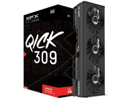 XFX AMD SPEEDSTER QICK309 RADEON RX 7600XT QICK 16GB GDDR6 HDMI 3xDP, RX-76TQICKBP