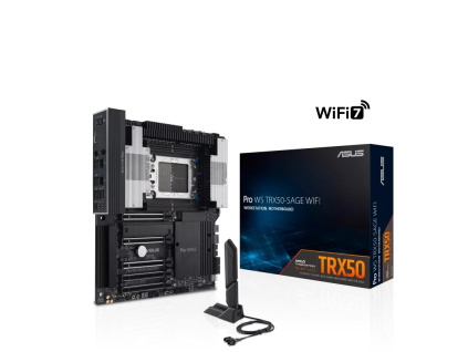 ASUS MB Sc sTR5 Pro WS TRX50-SAGE WIFI, AMD TRX50, 4xDDR5, WiFi, CEB, 90MB1FZ0-M0EAY0